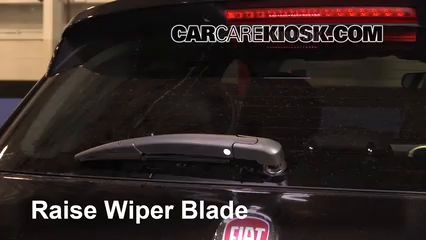 2016 Fiat 500X Easy 2.4L 4 Cyl. Windshield Wiper Blade (Rear) Replace Wiper Blade